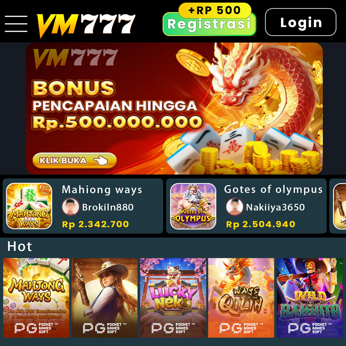 Slot vm777